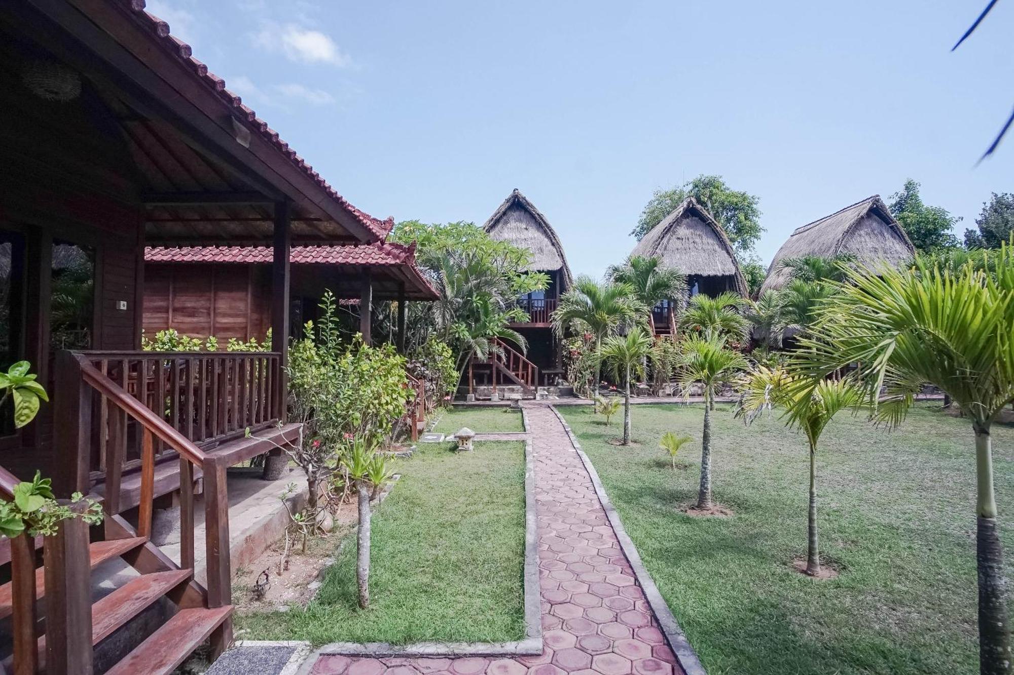 Abian Huts Dream Beach Lembongan Exteriör bild