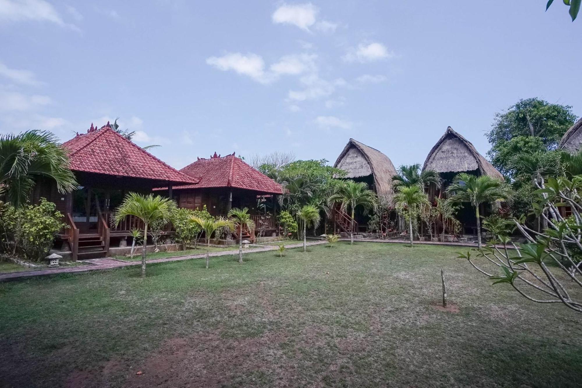 Abian Huts Dream Beach Lembongan Exteriör bild