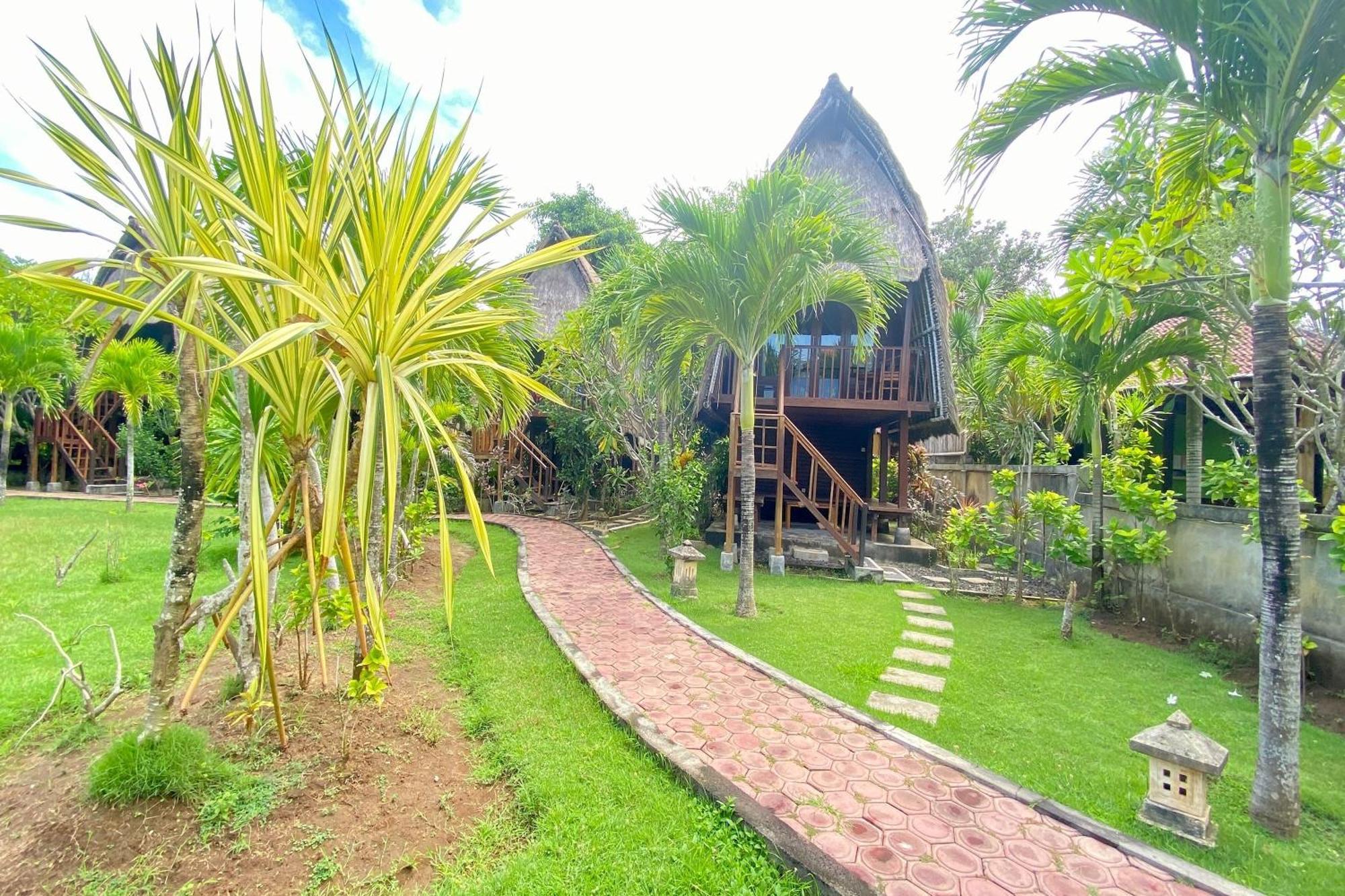 Abian Huts Dream Beach Lembongan Exteriör bild