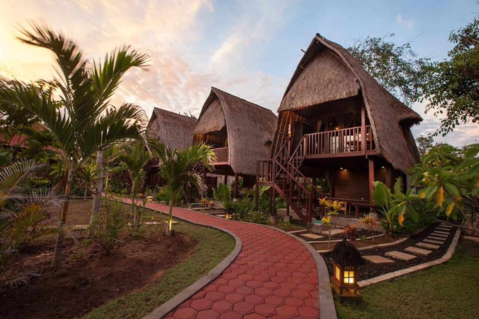 Abian Huts Dream Beach Lembongan Exteriör bild
