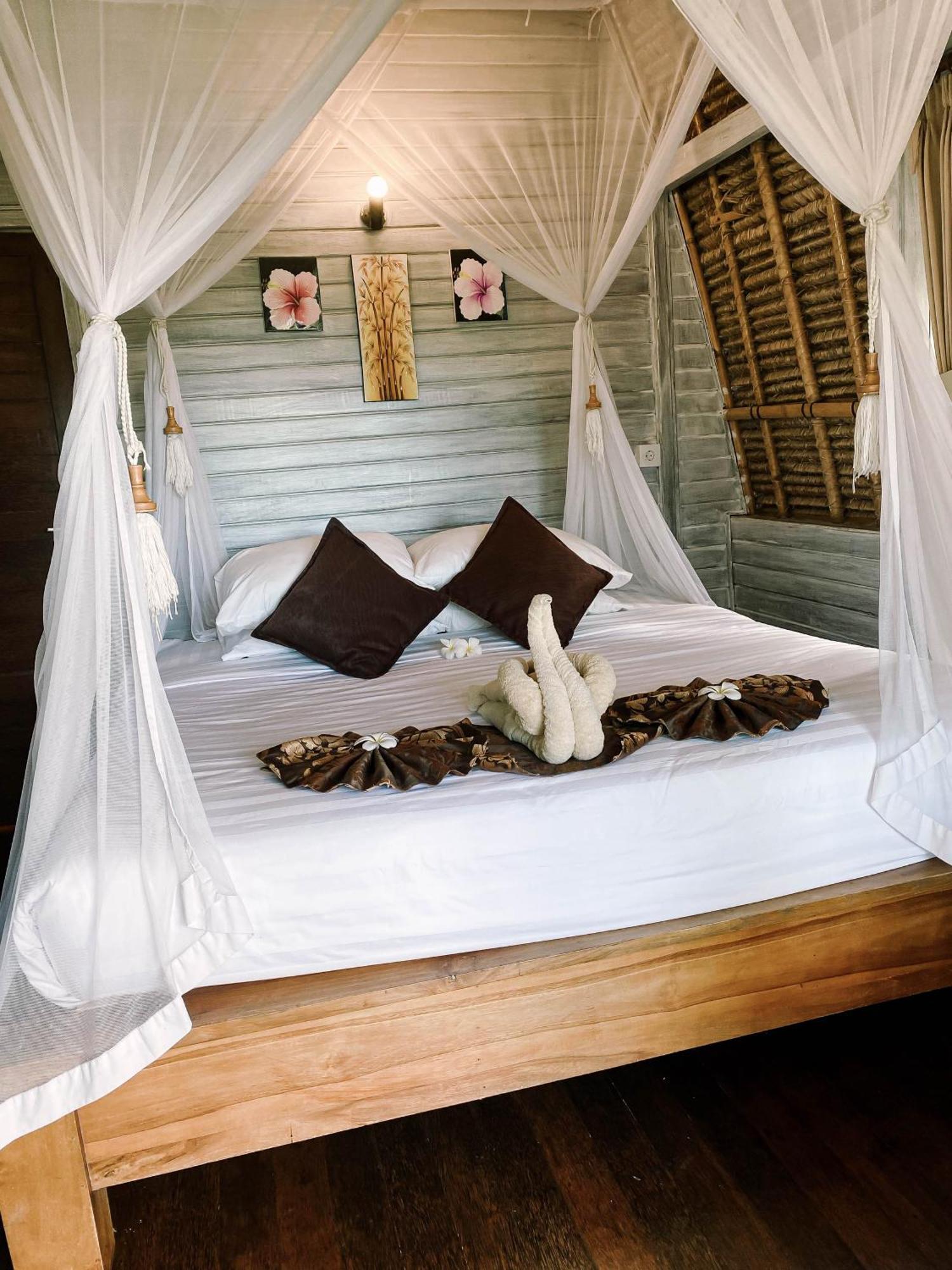 Abian Huts Dream Beach Lembongan Exteriör bild