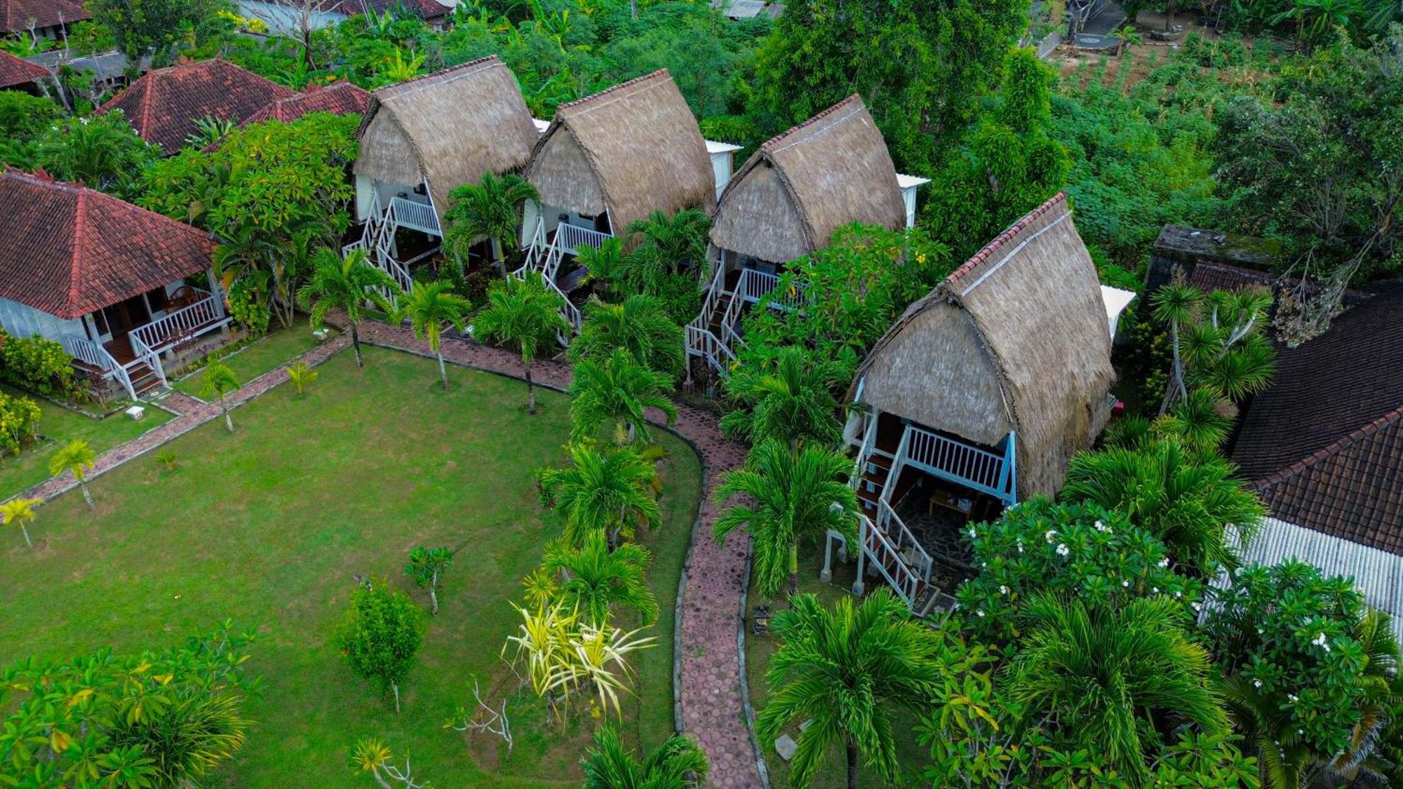 Abian Huts Dream Beach Lembongan Exteriör bild